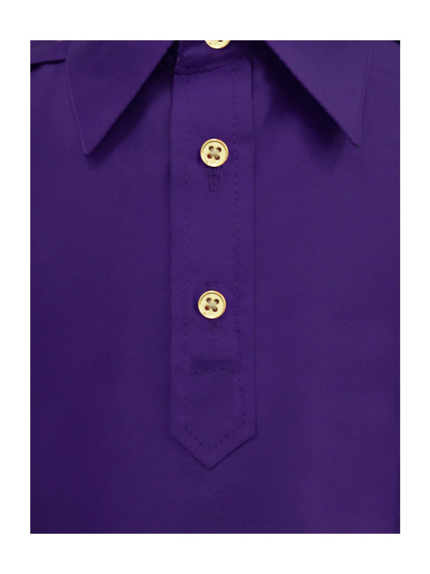 A.T.U.N. Purple & Black Solid Full Sleeves Pathani Kurta with Pyjamas