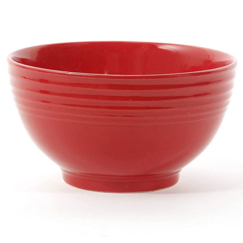 Vremi 16 Piece Multicolor Porcelain Dinnerware Set with 4 Dinner Plates, 4 Dessert Plates, 4 Salad/Soup Bowls, & 4 Coffee/Tea Mugs