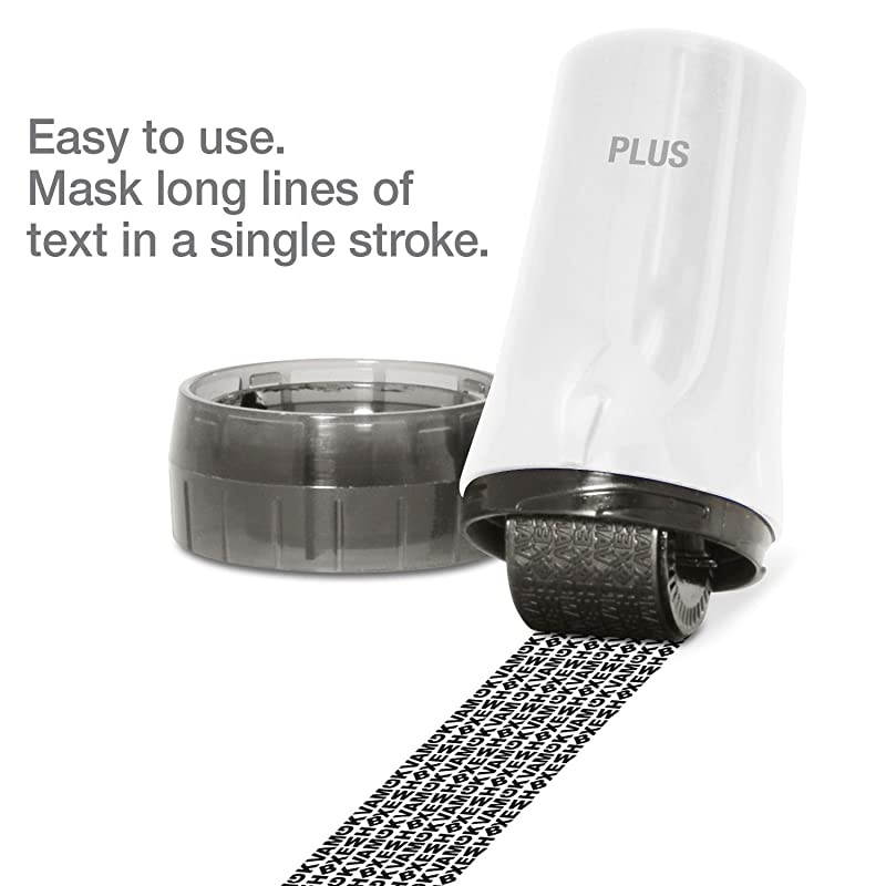 Theft Prevention Security Stamp Wide Roller Security Stamp Kits (White)