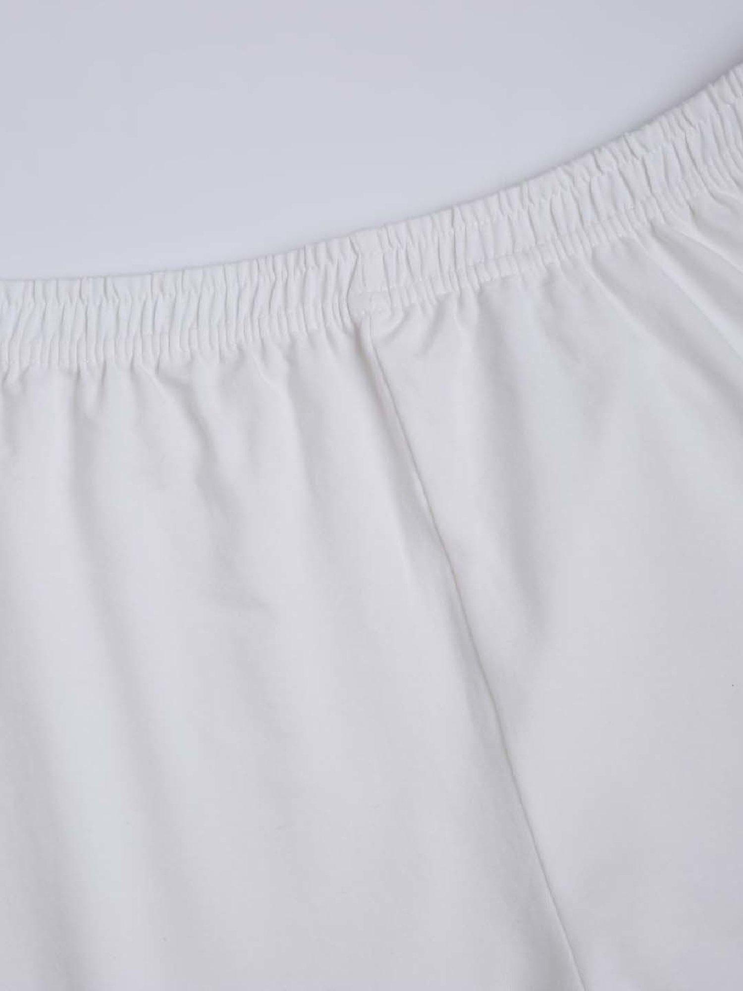 FEELINGS White Cotton Plain Capris