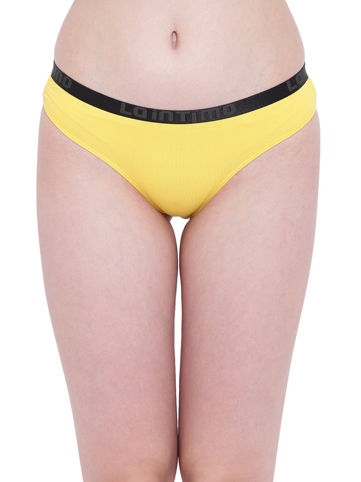 La Intimo Yellow Bikini Panty