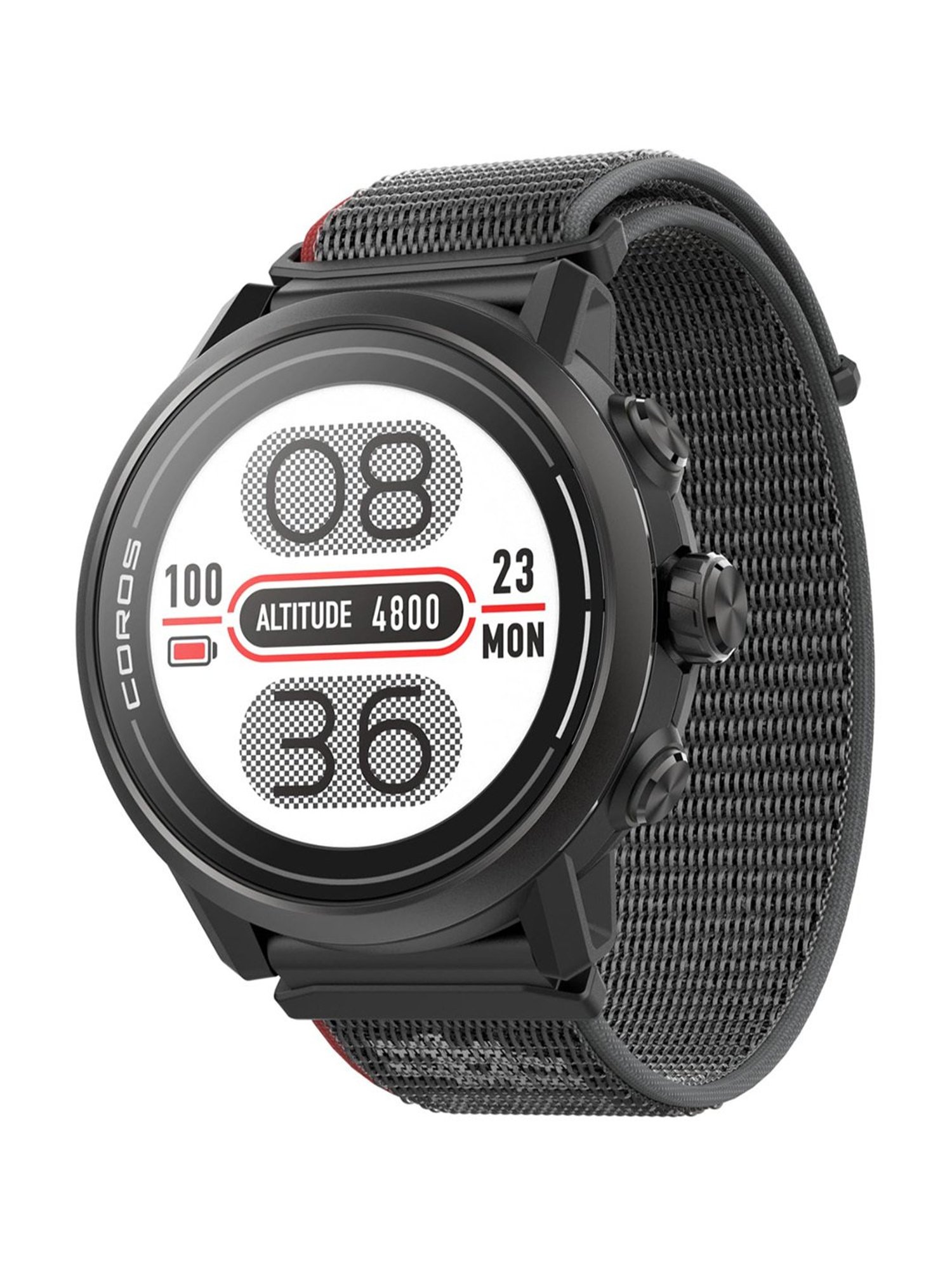 Coros APEX 2 Pro GPS Outdoor Smartwatch with Nylon Band (Black)