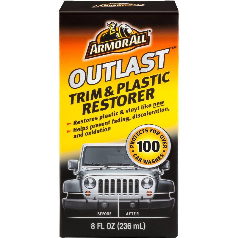 Armor All 8oz Outlast Trim and Plastic Restorer Automotive Protector