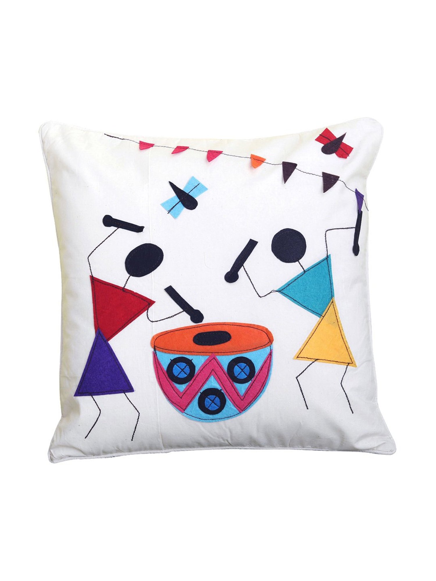 VarEesha Multicolor Cotton Cushion Cover - Set of 2