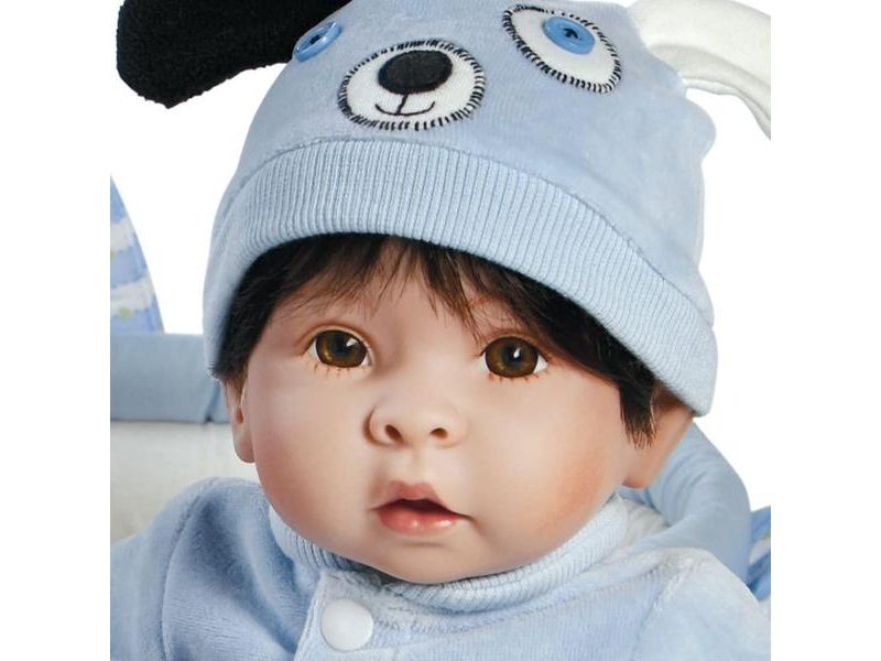 Paradise Galleries Reborn Baby Doll Boy "Finn & Sparky" Boy Baby Doll. 17" Weighted Realistic  Doll with 9 Baby Doll Accessories. Age 3+