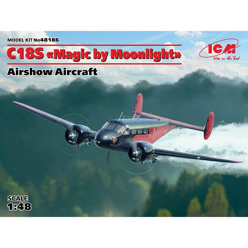 ICM Models 48186 C18S Airshow Magic by Moonlight Aircraft 1/48 Scale Model Kit