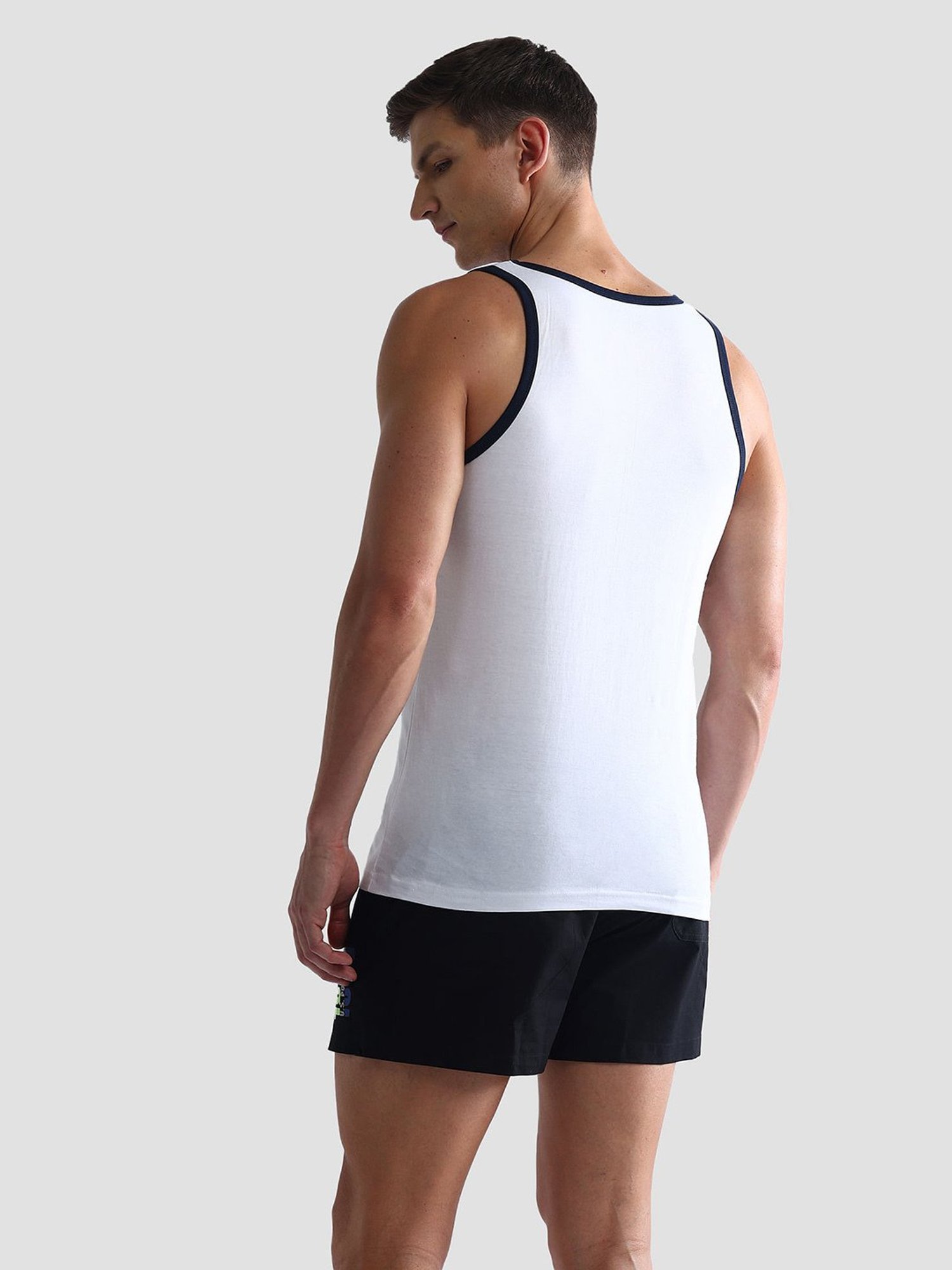 U.S. Polo Assn. White Regular Fit Vest