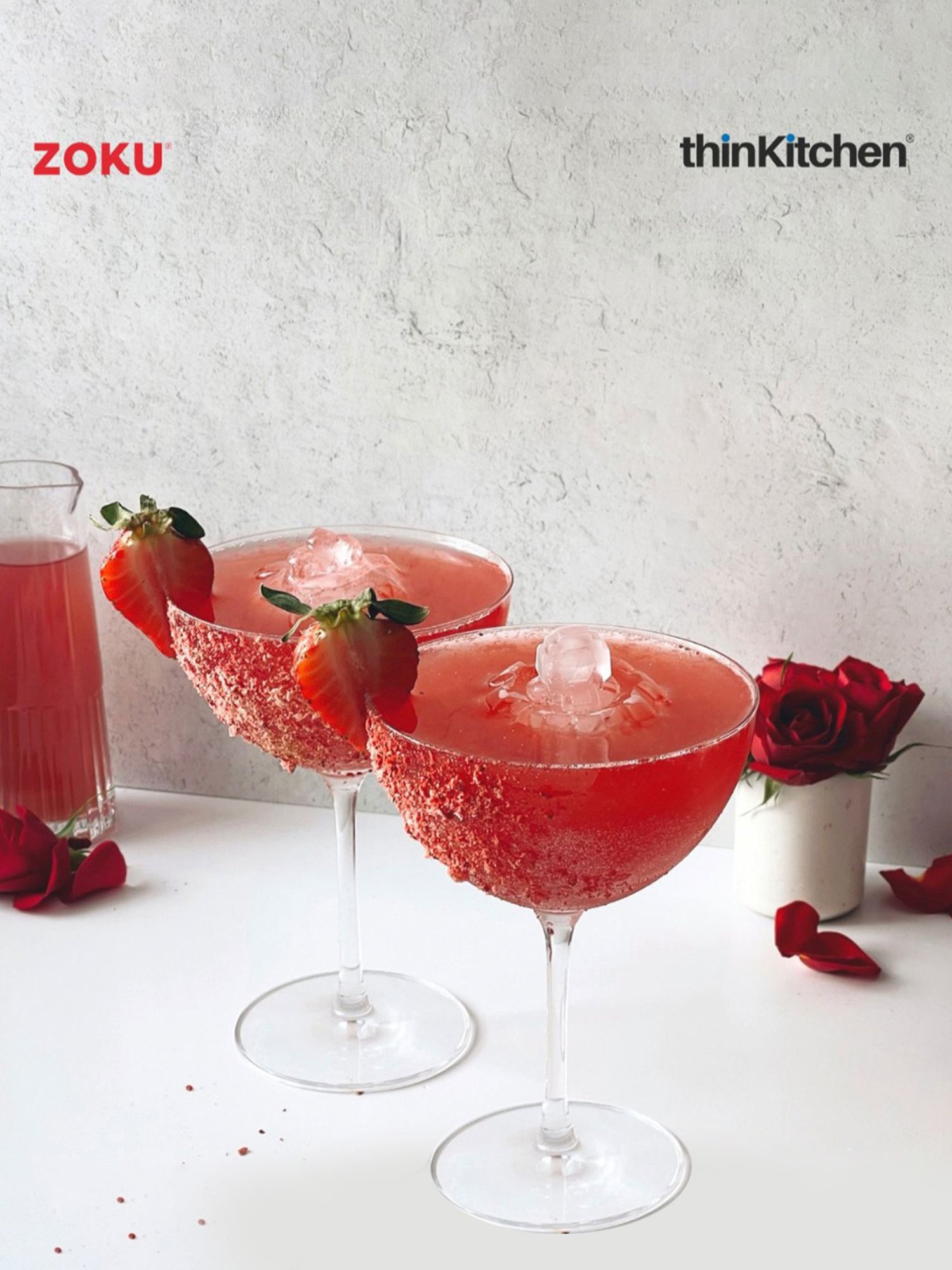 ZOKU Red Silicone Crown Ice Ball Molds