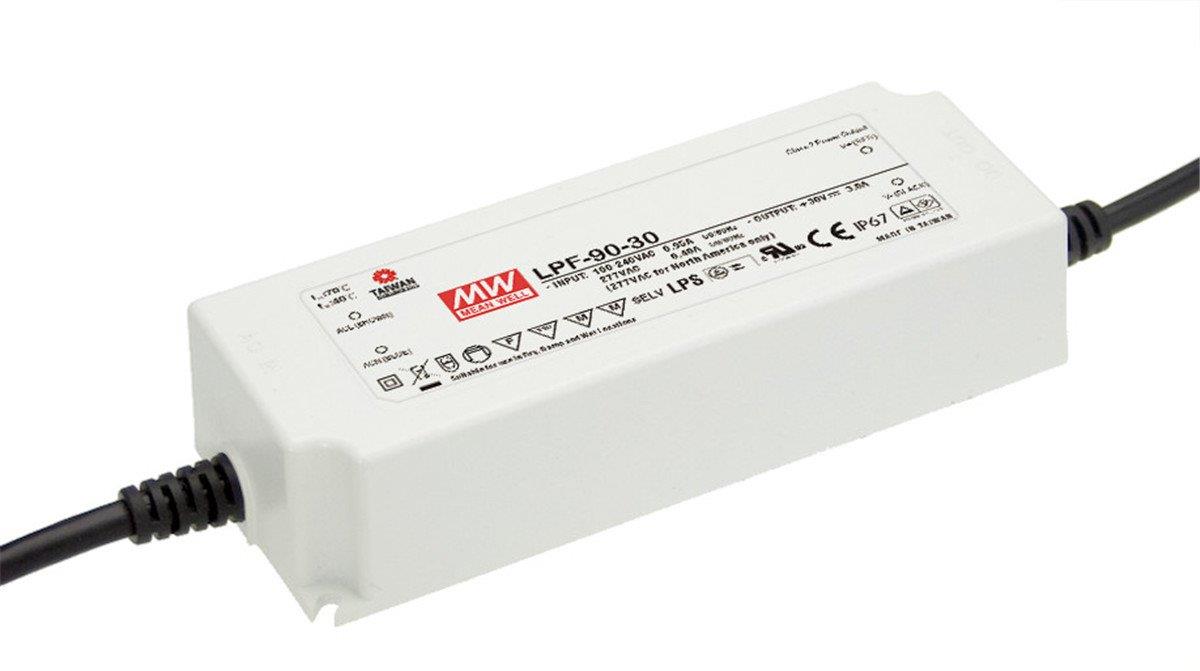 LED Power Supplies 90W 30V 3A 90-305VAC W/PFC