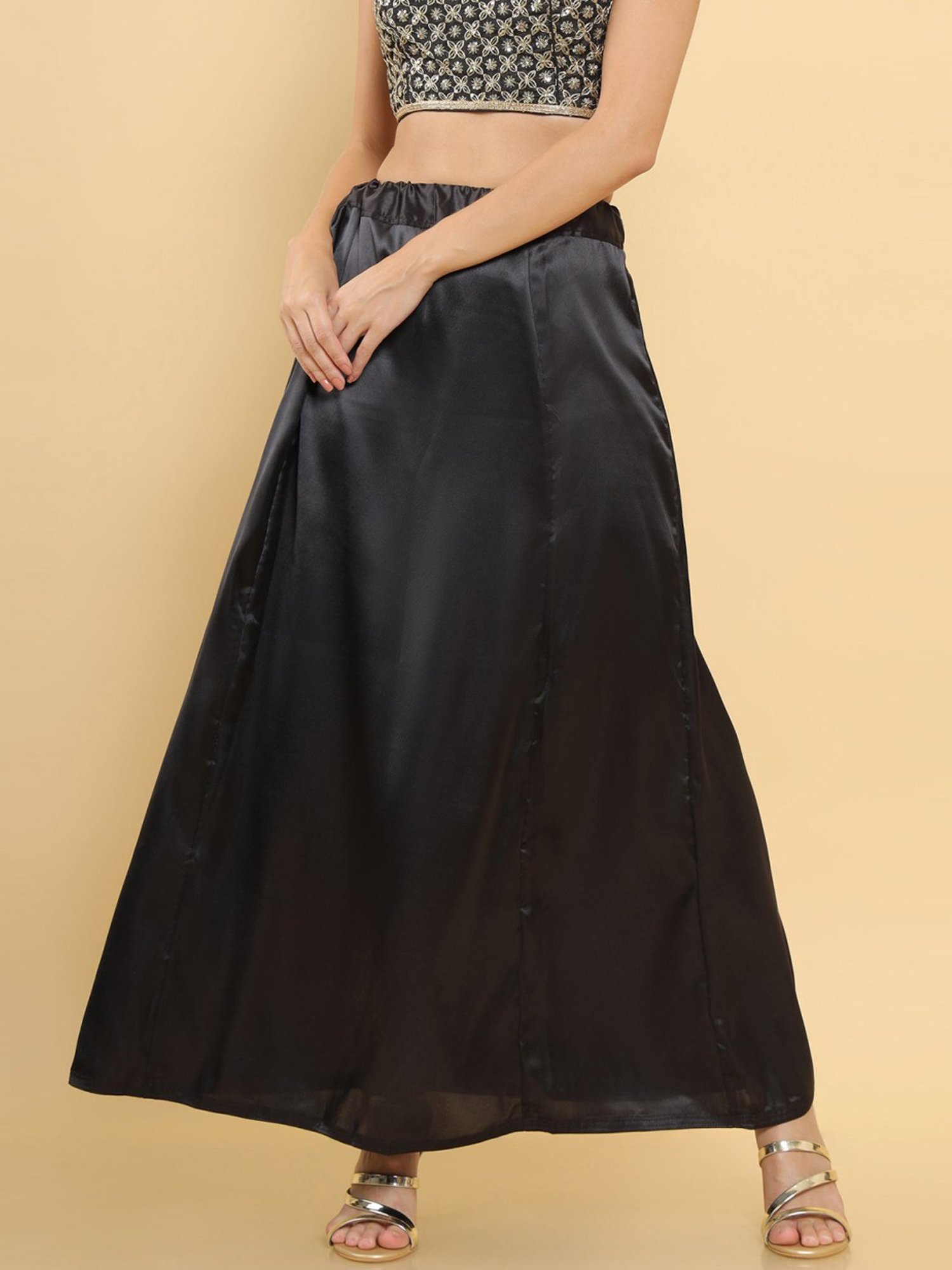 Soch Black Saree Shapewear