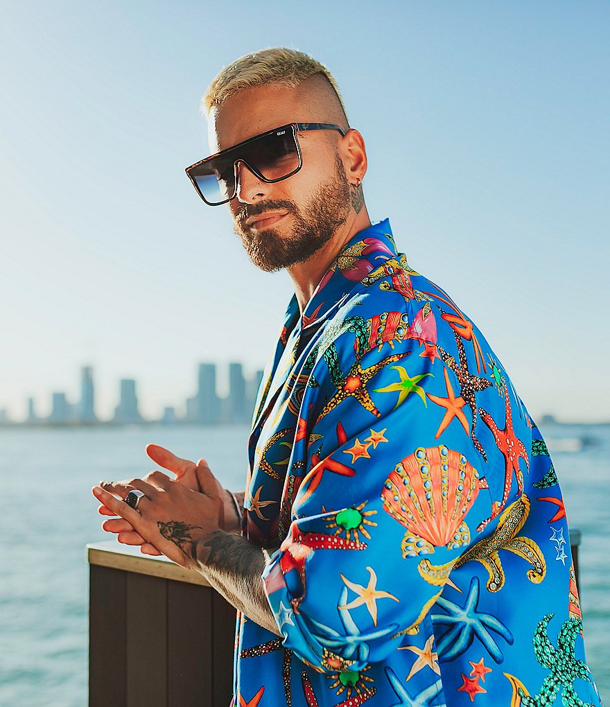 Quay Australia Quay x Maluma Nightfall Shield Sunglasses