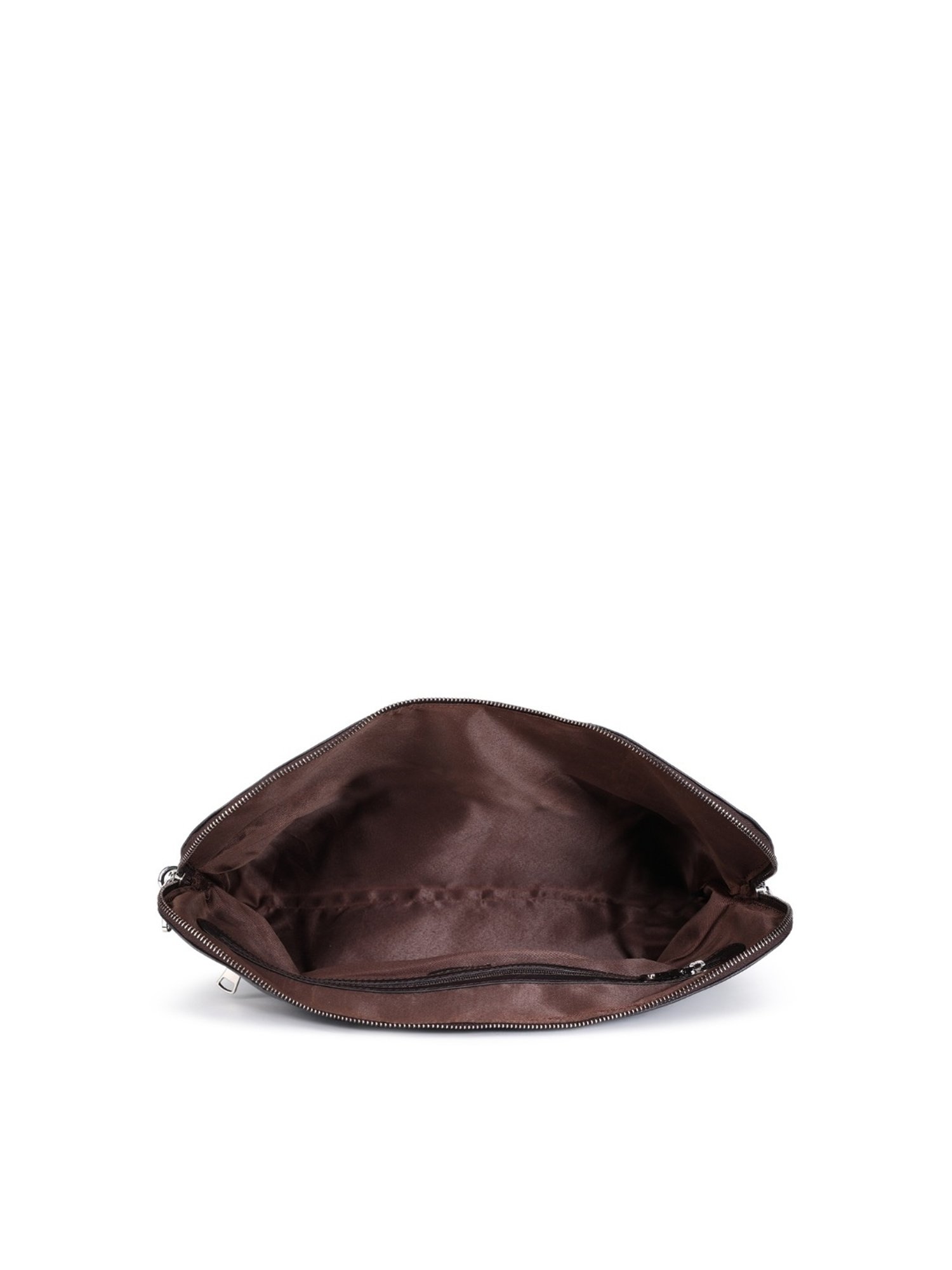 SASSORA INKY Brown Leather Medium Messenger Bag