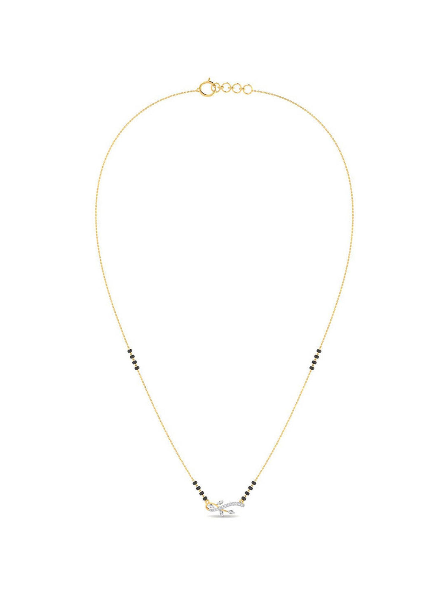 Waman Hari Pethe Jewellers 18k Gold & Diamond Mangalsutra for Women