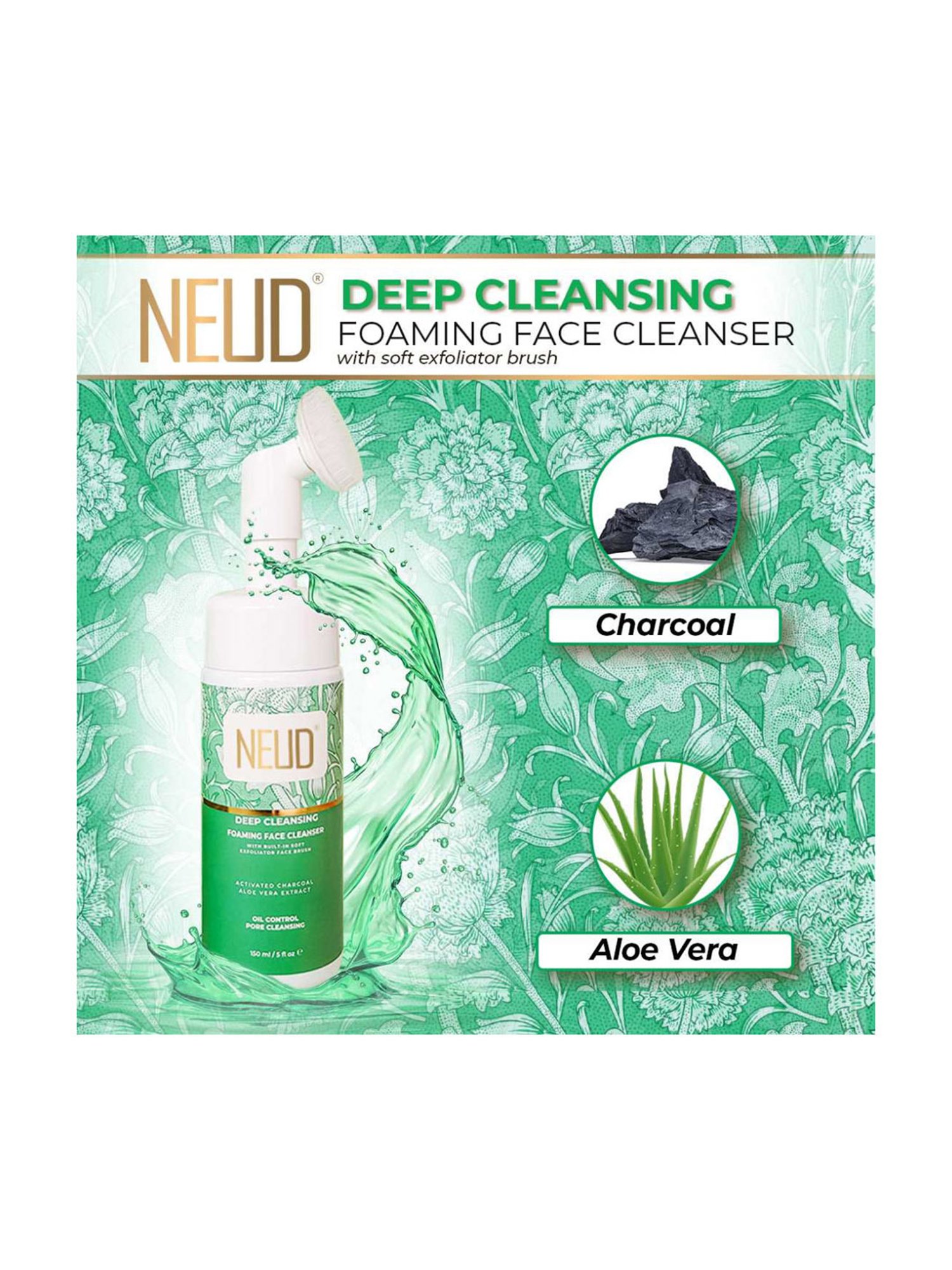 NEUD Deep Cleansing Foaming Face Cleanser - 150 ml (Pack of 1)
