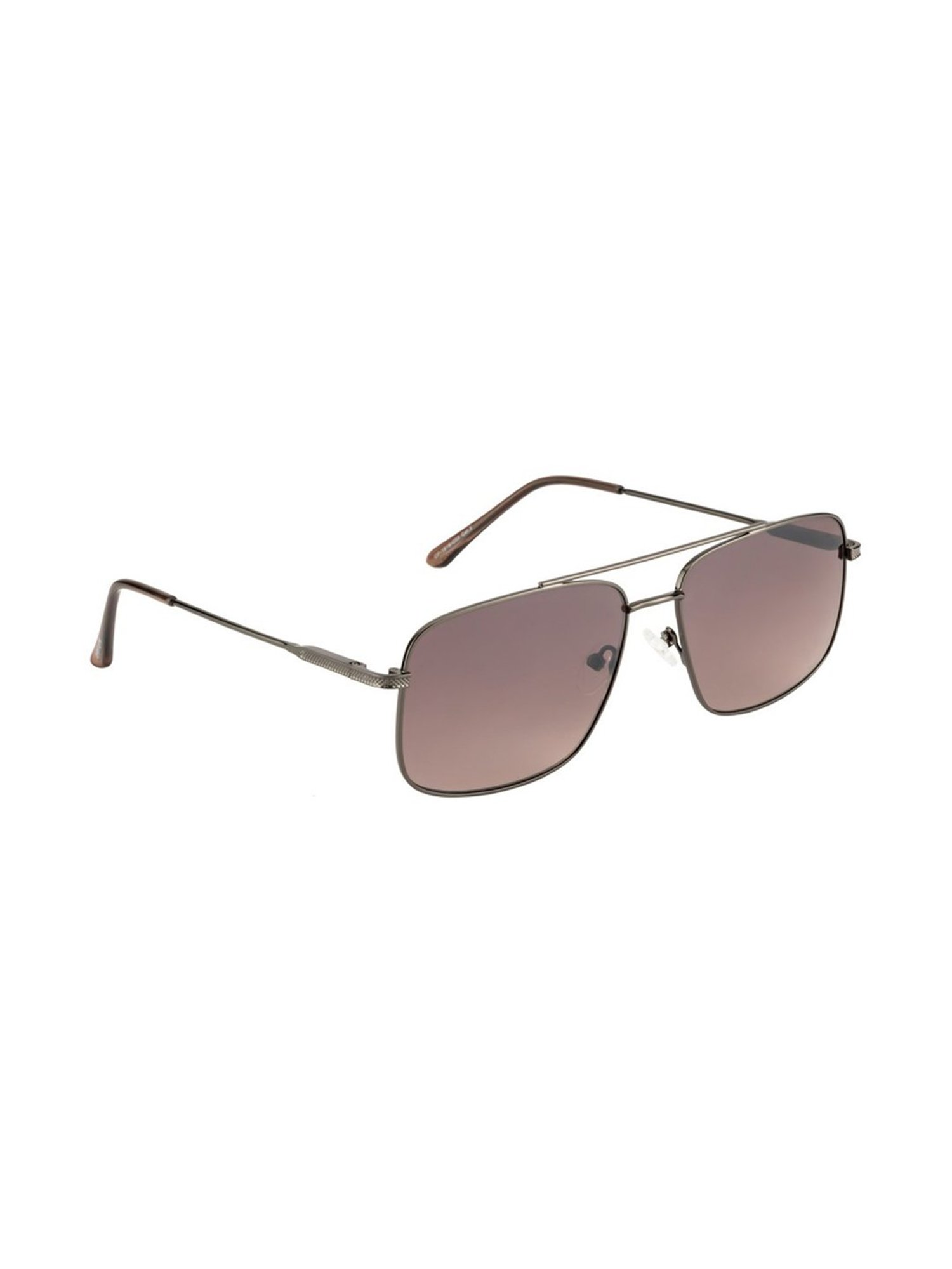Opium Brown Square Sunglasses for Men