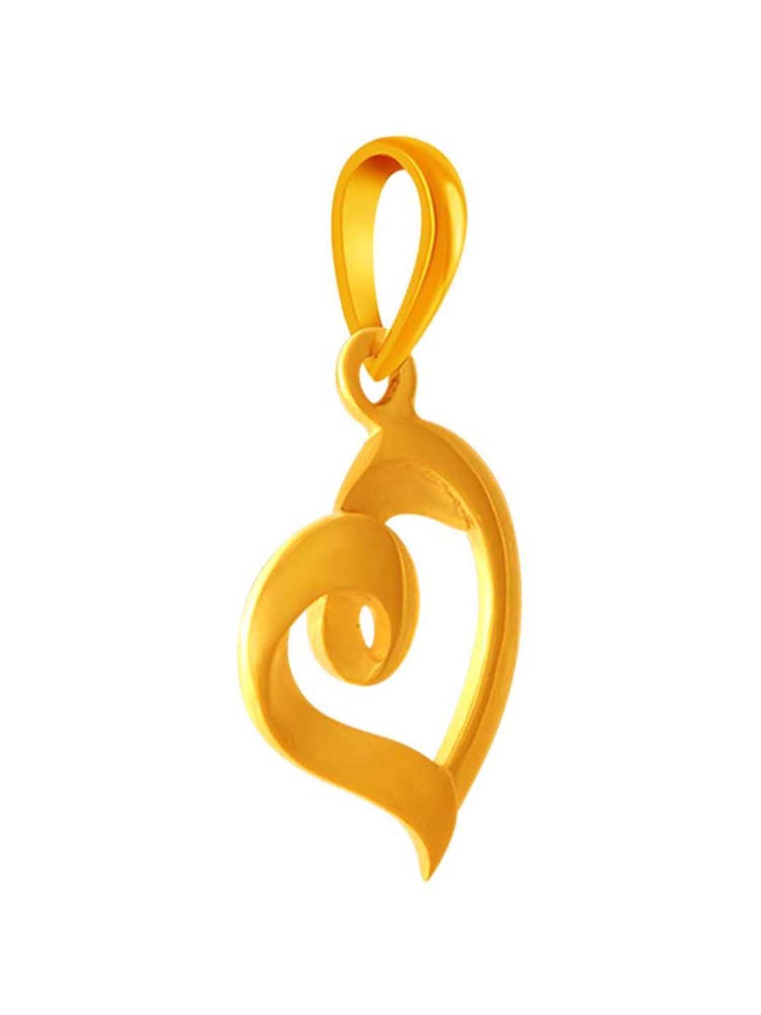 CKC Sacred Rudraksha Gold Pendant: Single Loop Elegance