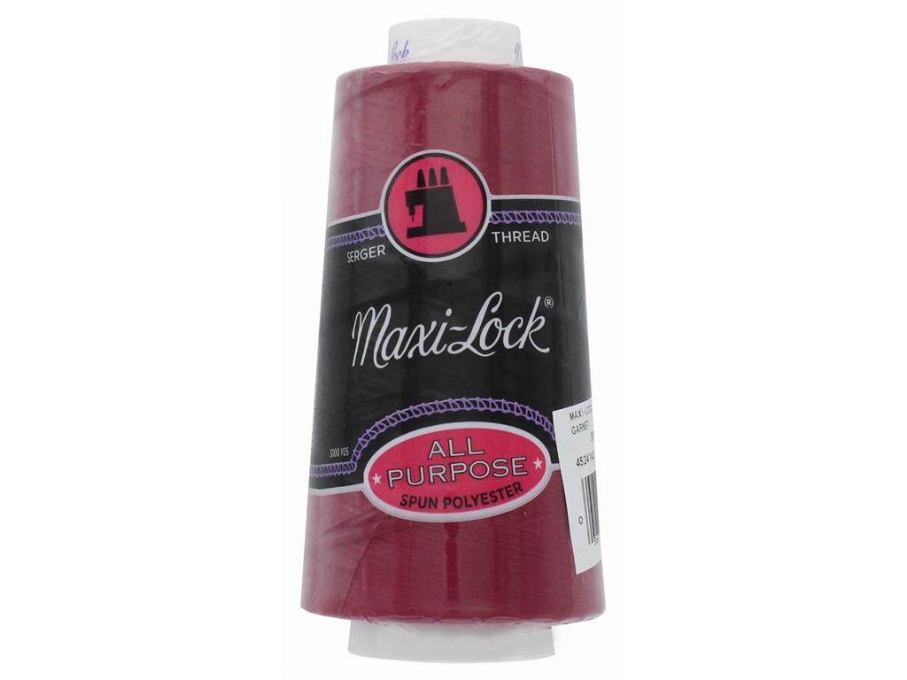 9724143 44586 A E MAXI LOCK THREAD 3000YD GARNET