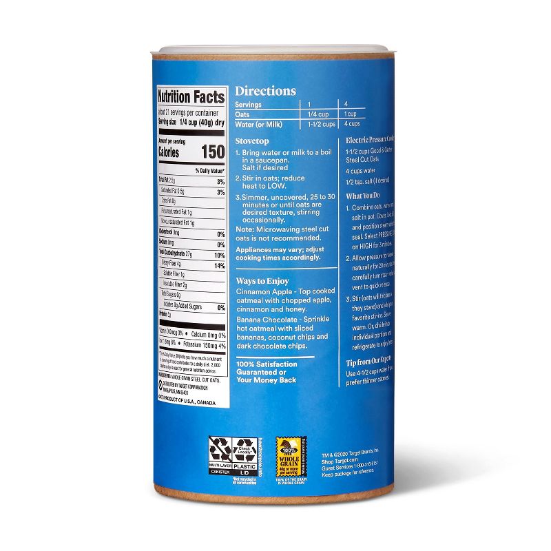 Raised Real Organic Gluten Free Oats + Acai Frozen Oatmeal - 3.5oz