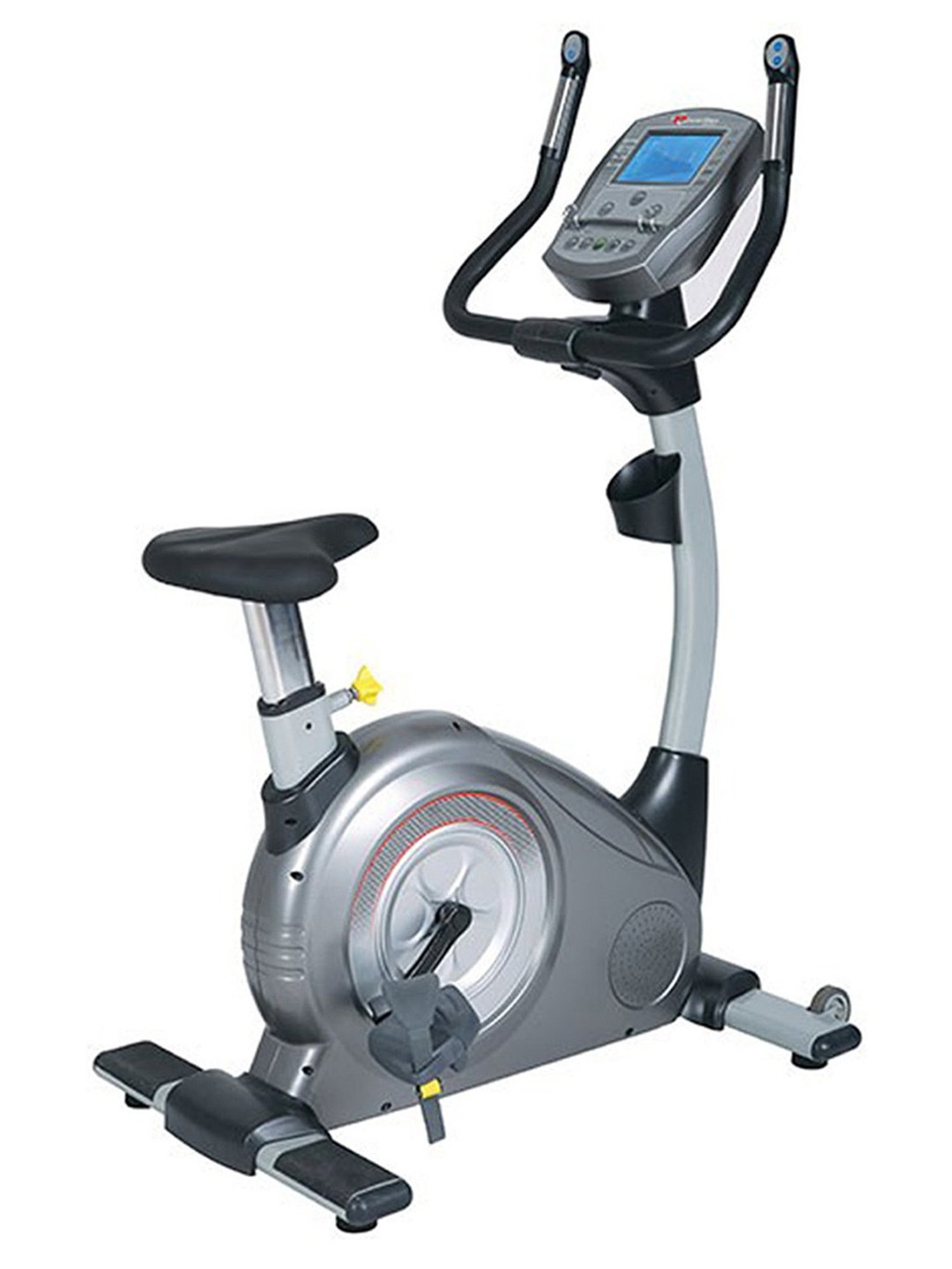 PowerMax Fitness BU-2000C Upright Bike (Grey)
