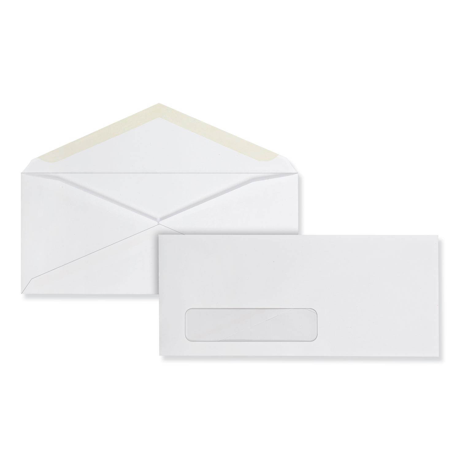 Quality Park Business Envelope #10 Monarch Flap Gummed Closure 4.13 x 9.5 White