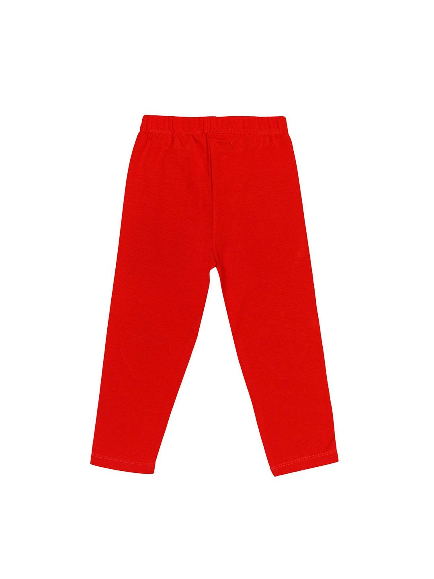 H by Hamleys Infants Girls Red Solid Leggings
