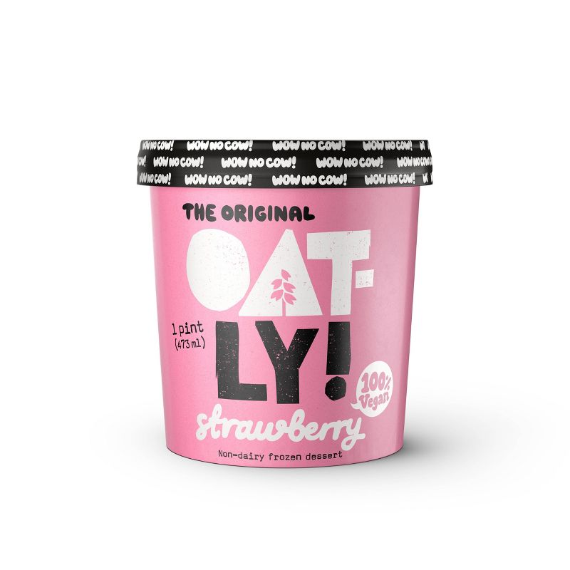 Oatly Strawberry Non-Dairy Frozen Dessert - 16oz