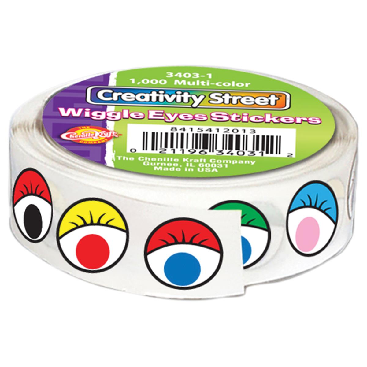 Chenillekraft Wiggle Eyes Sticker
