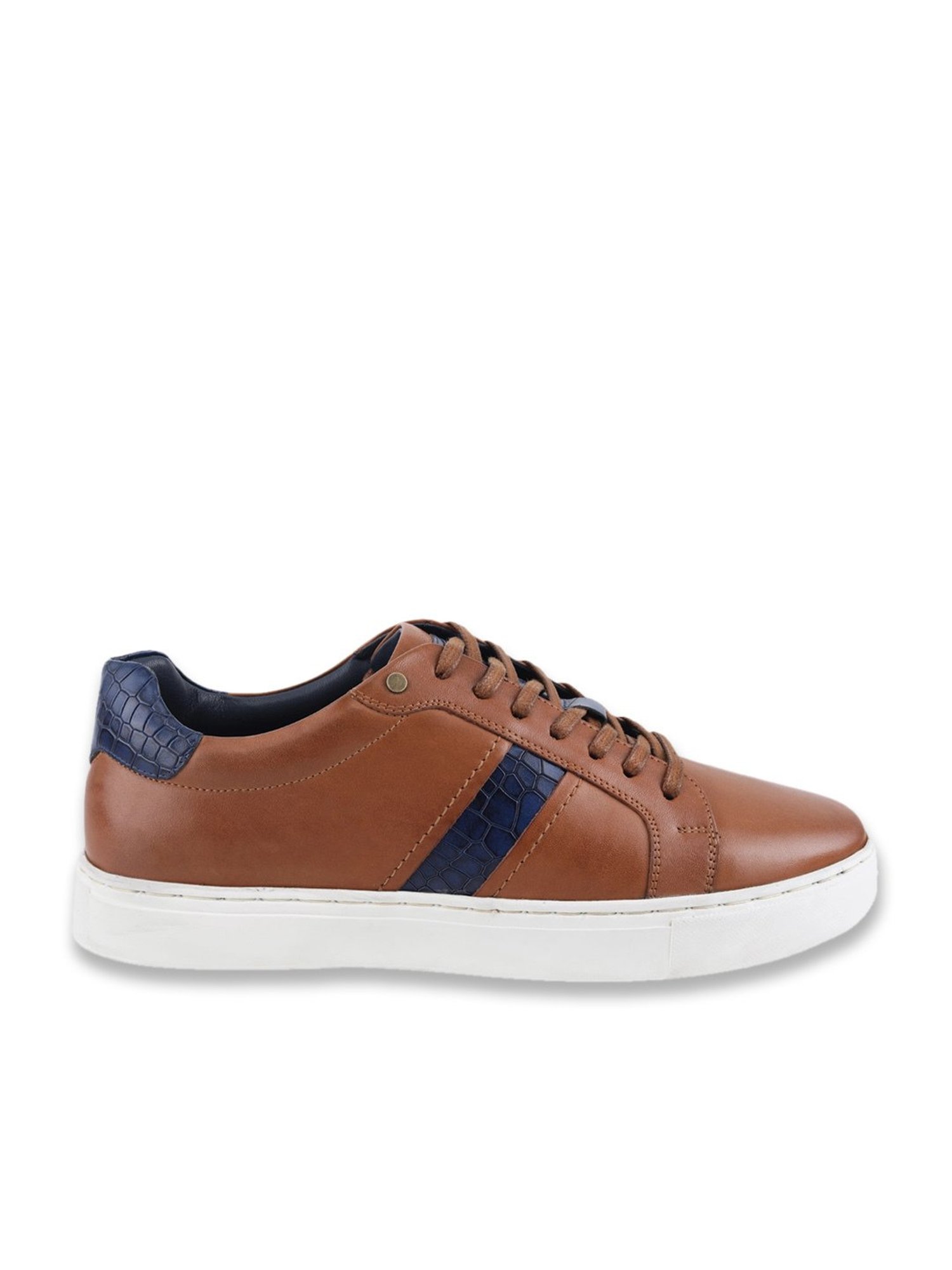 Ezok Men's Tan Casual Sneakers