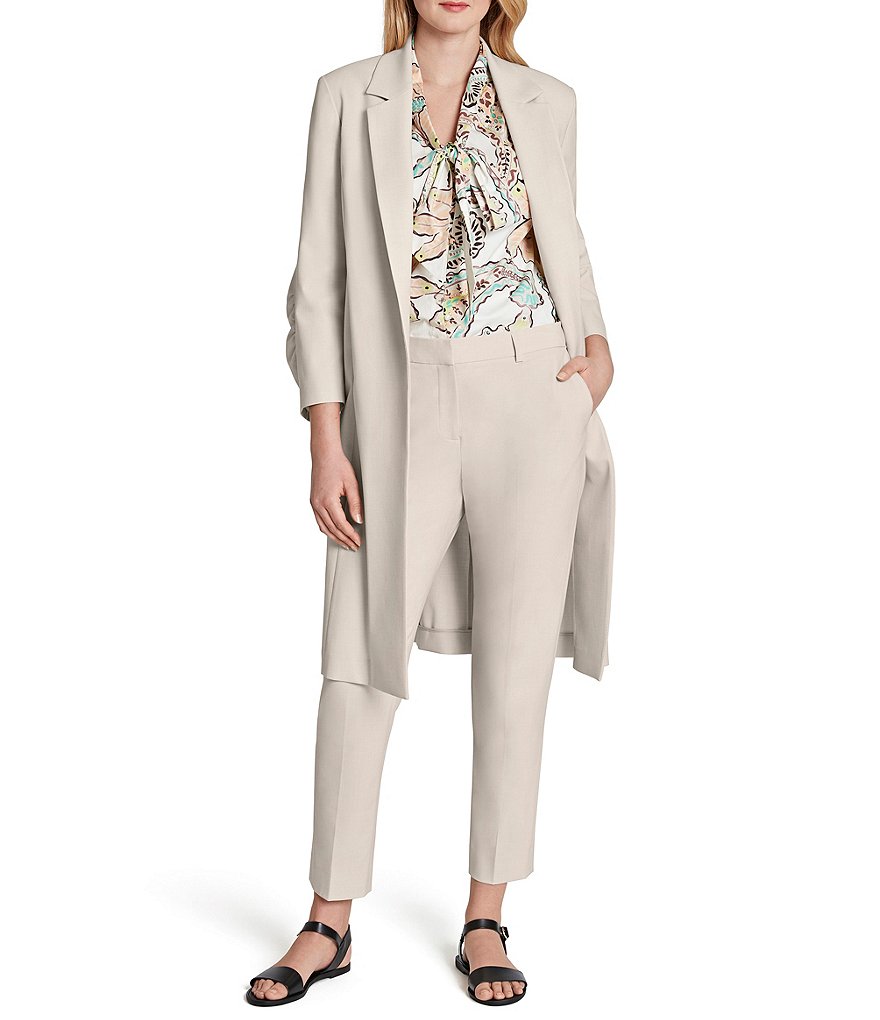 Kasper Glen Plaid Notch Lapel Two Button Front Pocket Jacket