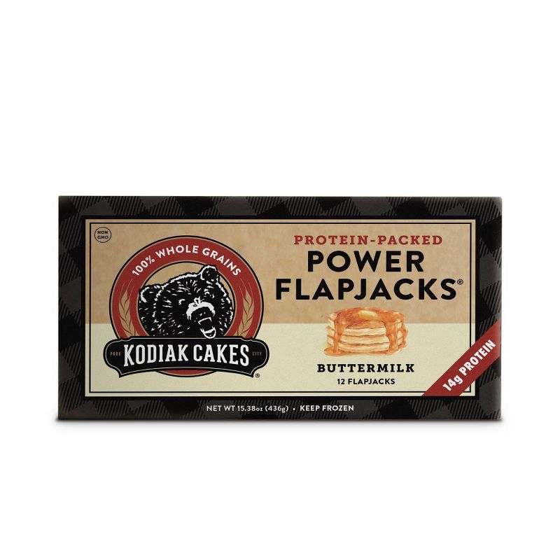 Kodiak Cakes Power Flapjacks Buttermilk Frozen Pancakes - 15.38oz/12ct