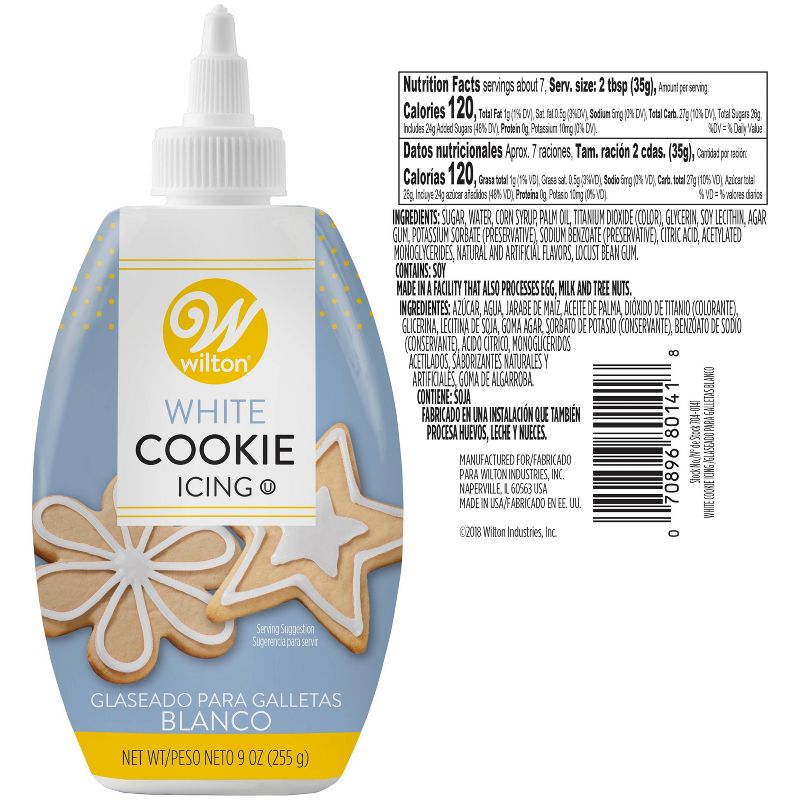 Wilton White Cookie Icing - 9oz