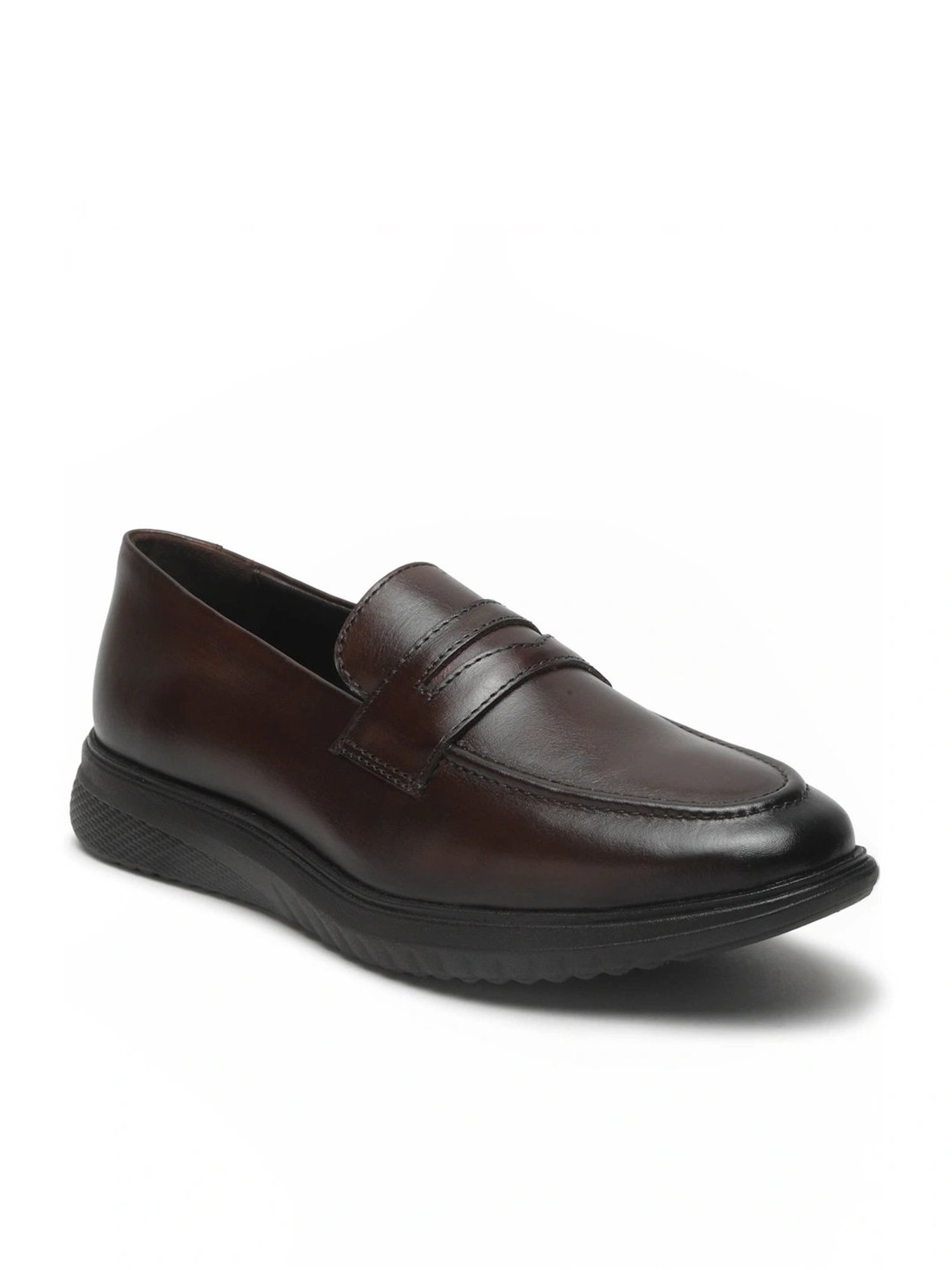 Teakwood Leathers Men's Brown Casual Loafers