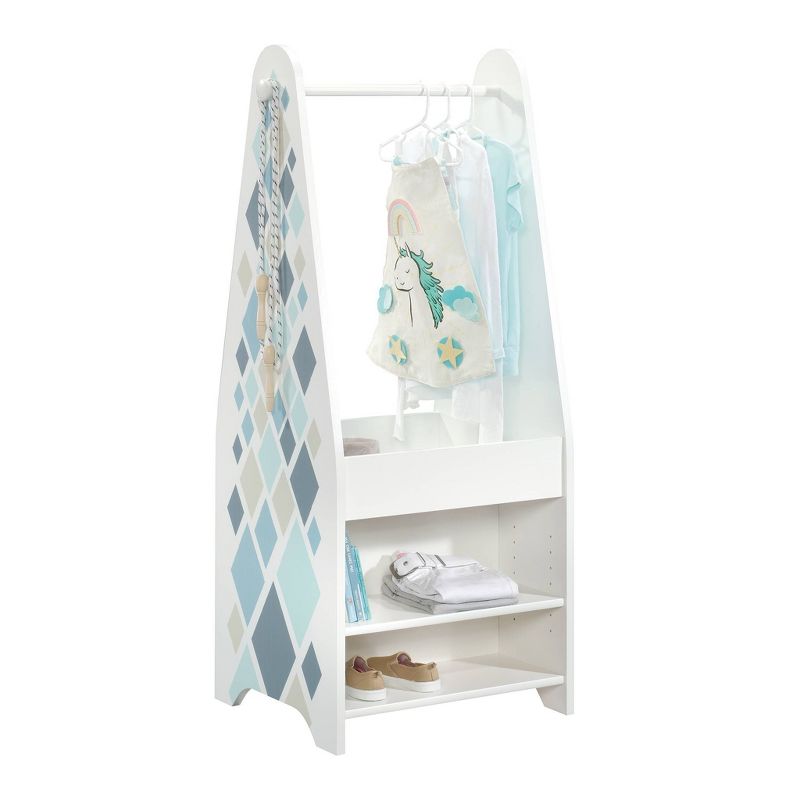 Pinwheel Kids' Open Wardrobe Soft Finish White - Sauder