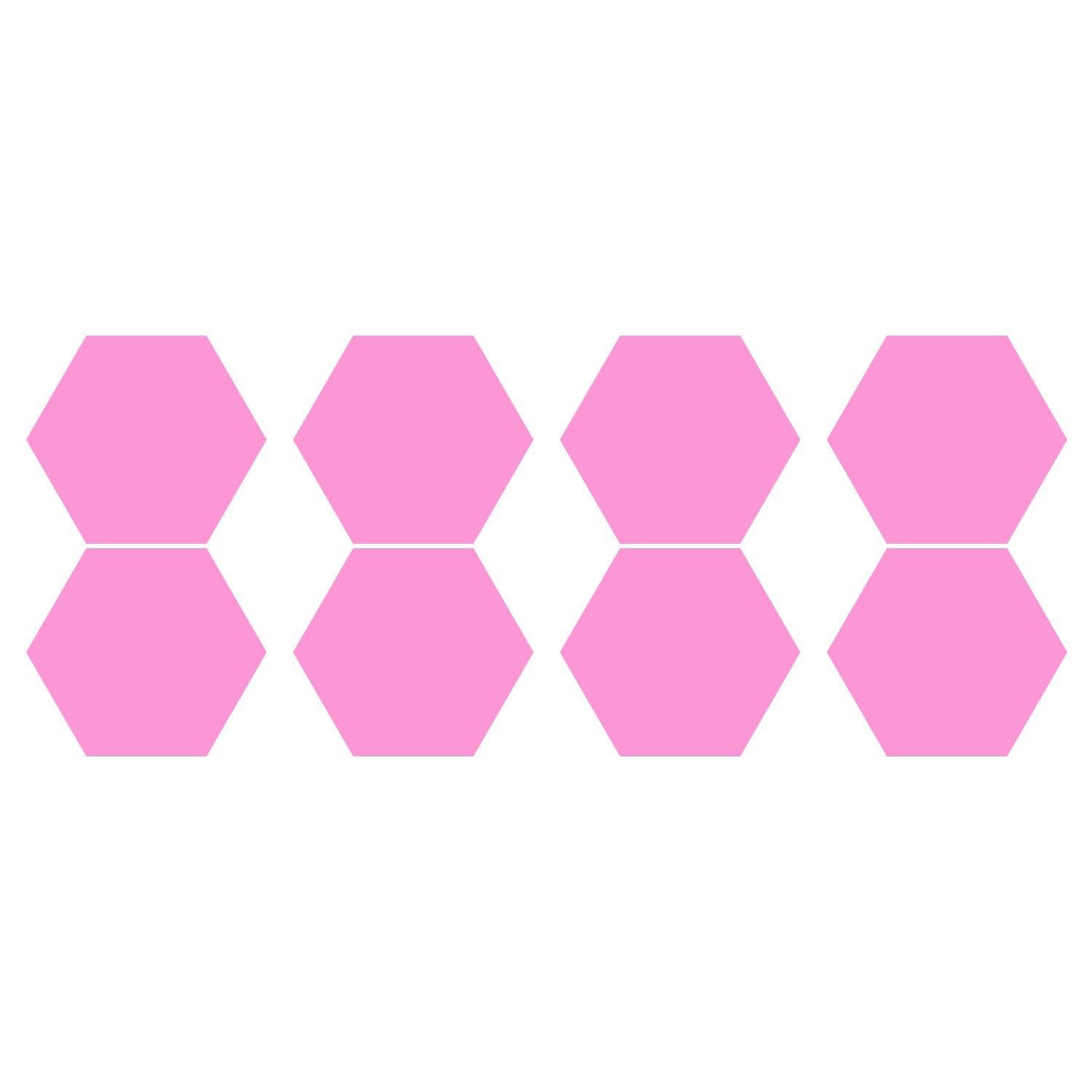 LiteMark 1 Inch Blue Hexagon Decals - Pack of 208