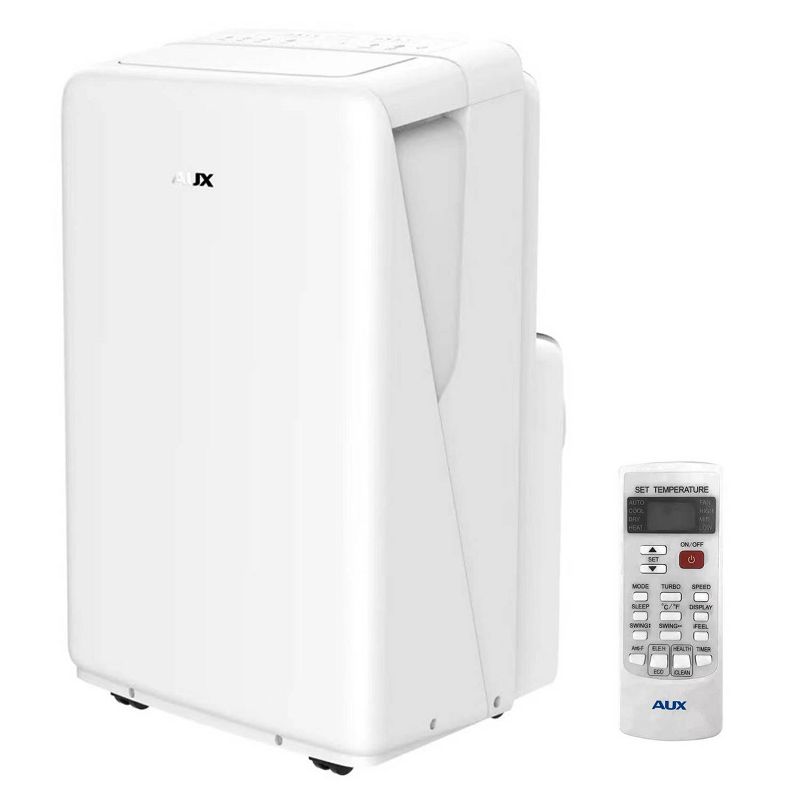 AUX 13000 BTU (8000 BTU/DOE) Portable Air Conditioner AM-08B3A3/MIR-F7 with Remote Control White