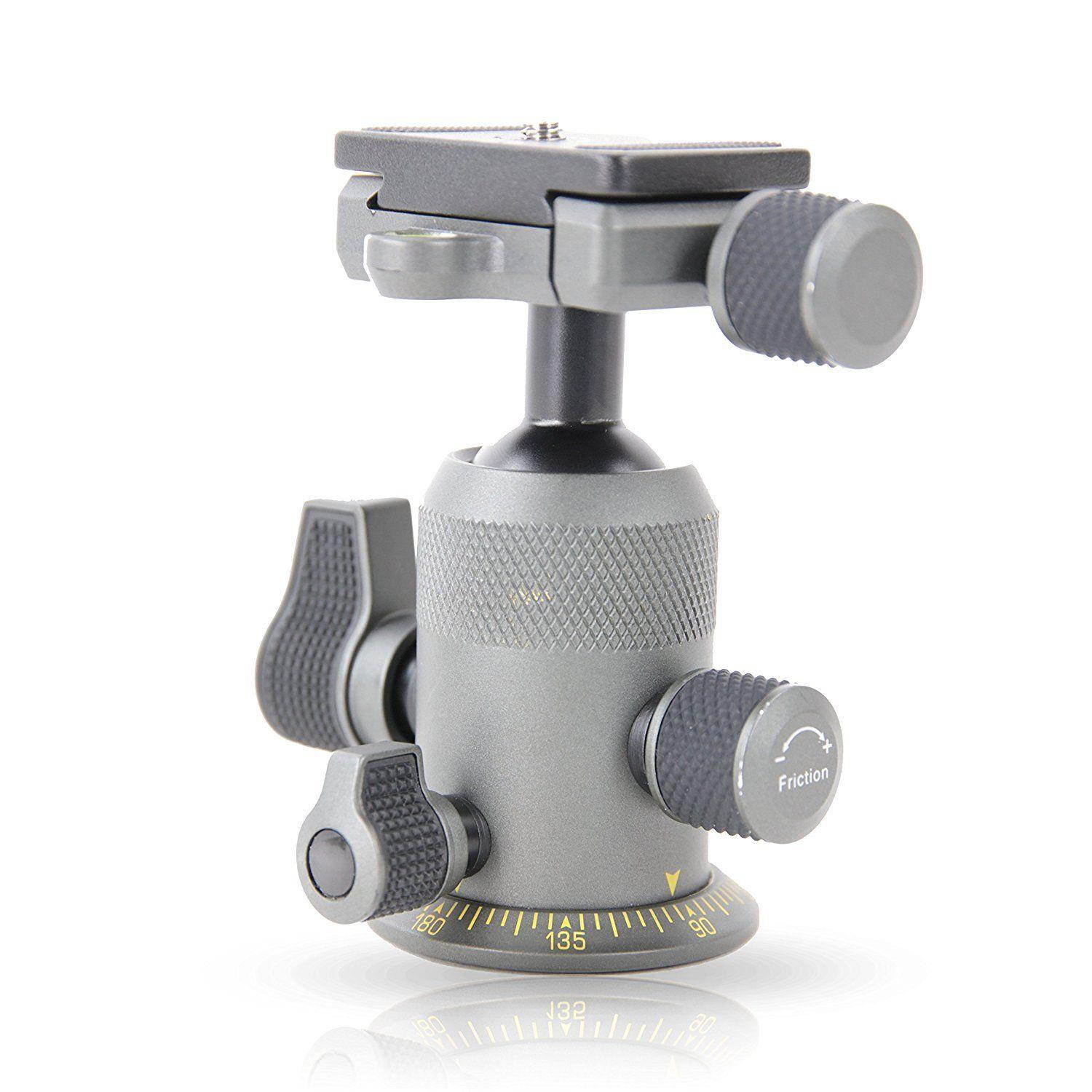 Vanguard Alta BH-100 Aluminum Ball Head - 22 lb Max Load Capacity, 2 Bubble Levels