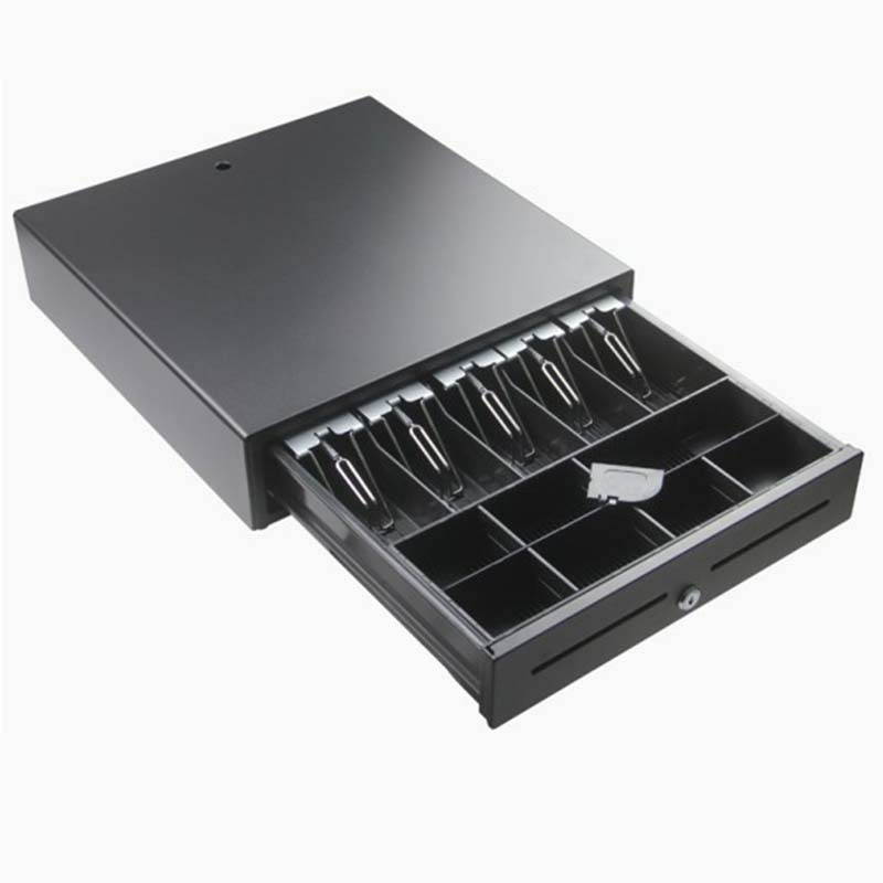 Intsupermai Cash Drawer Box with Lockable Money Drawer Safe Small Tray Supermarket Store Cashbox