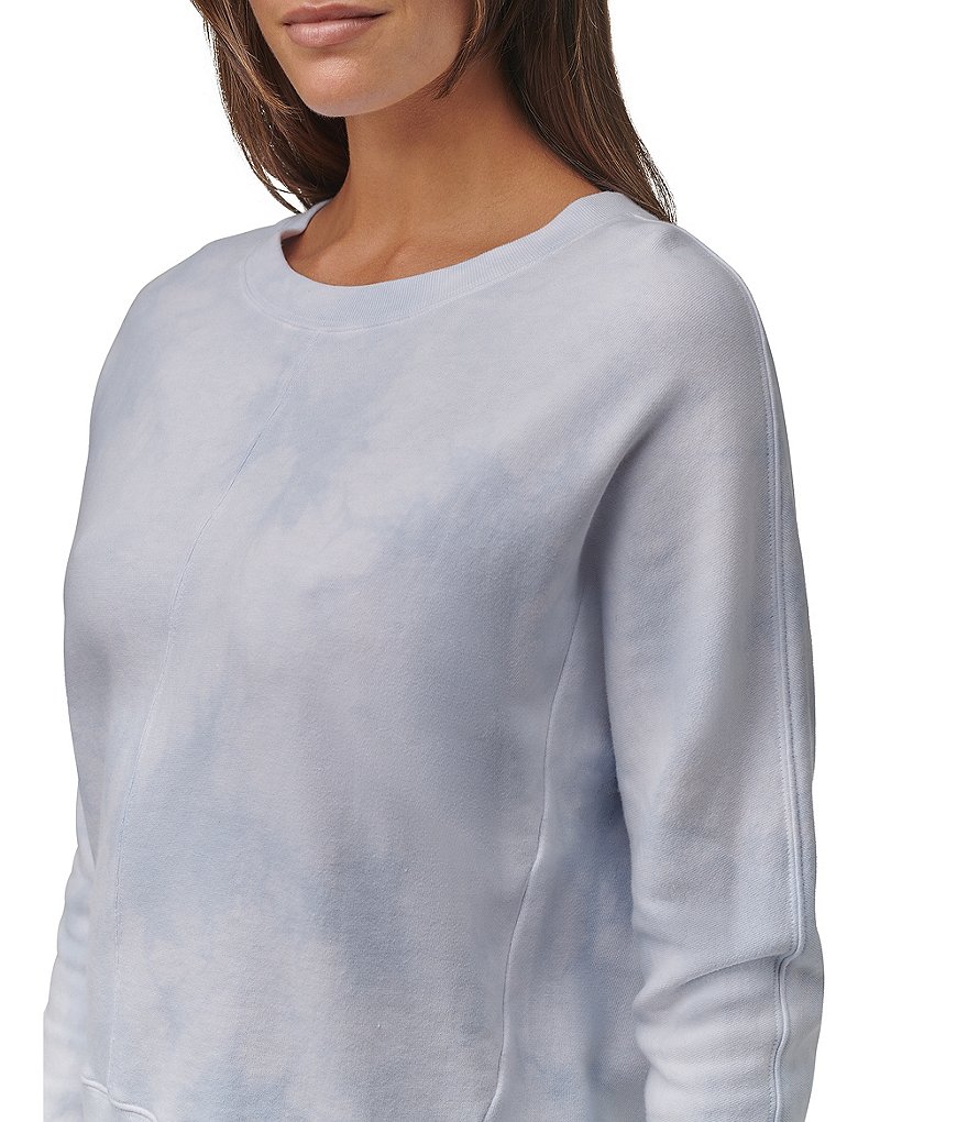 Karen Kane Short Sleeve Tie-Dye Hoodie