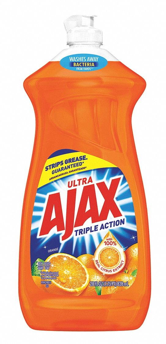 Ajax Dish Detergent Liquid Orange Scent 28 oz Bottle 9/Carton 44678CT