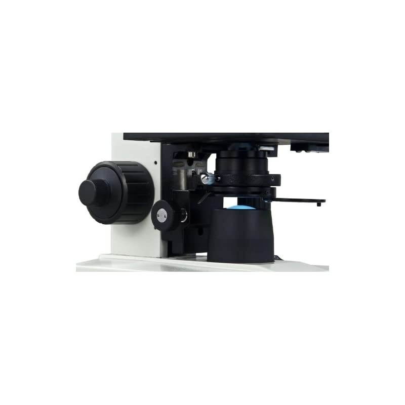 40X-2000X Lab LED Binocular Compound Microscope with Double Layer Mechanical Stage and Coaxial Coarse/Fine Focusing Knob