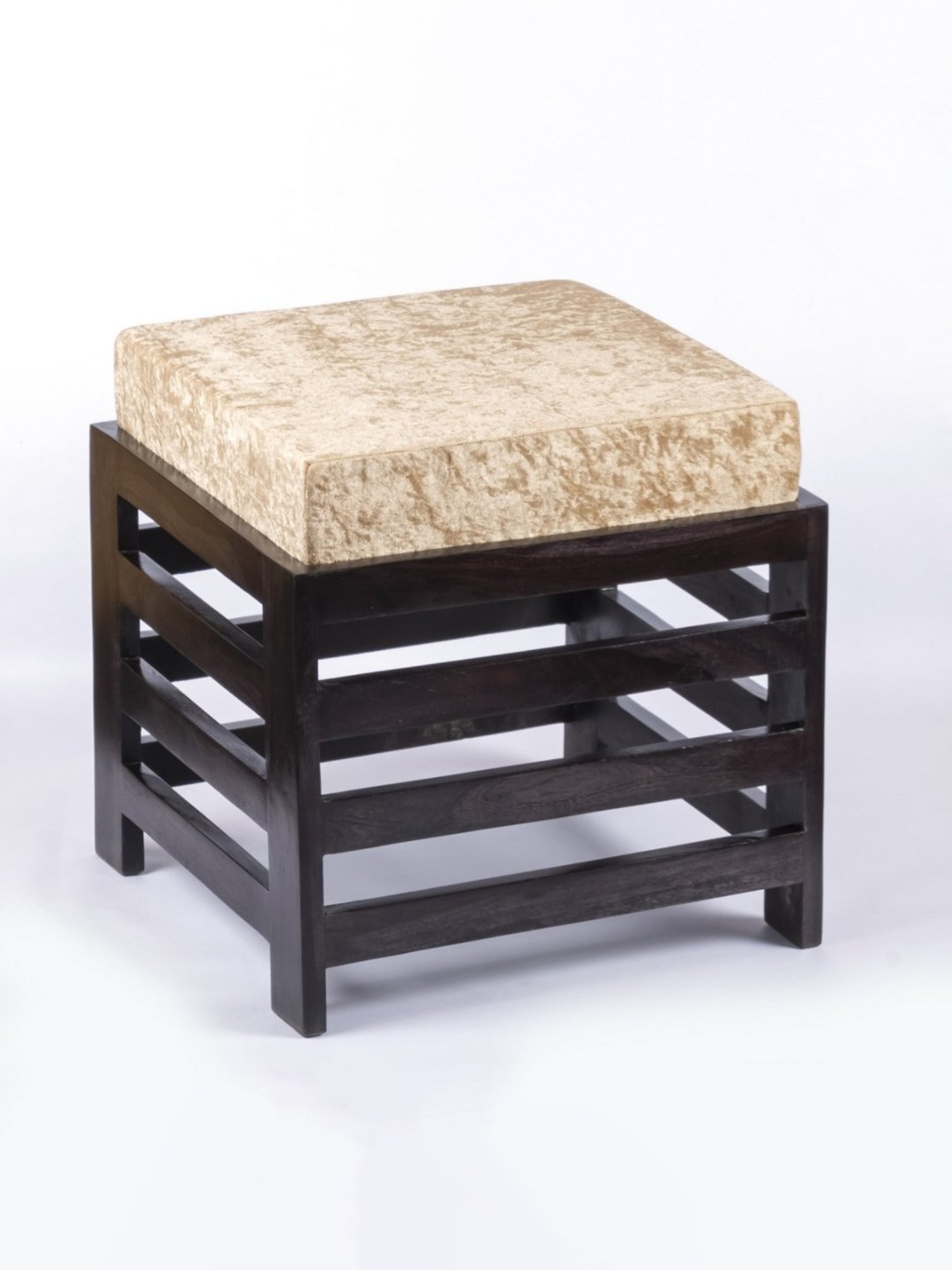 Ikiriya Houston Dark Brown Sheesham Wood Stool