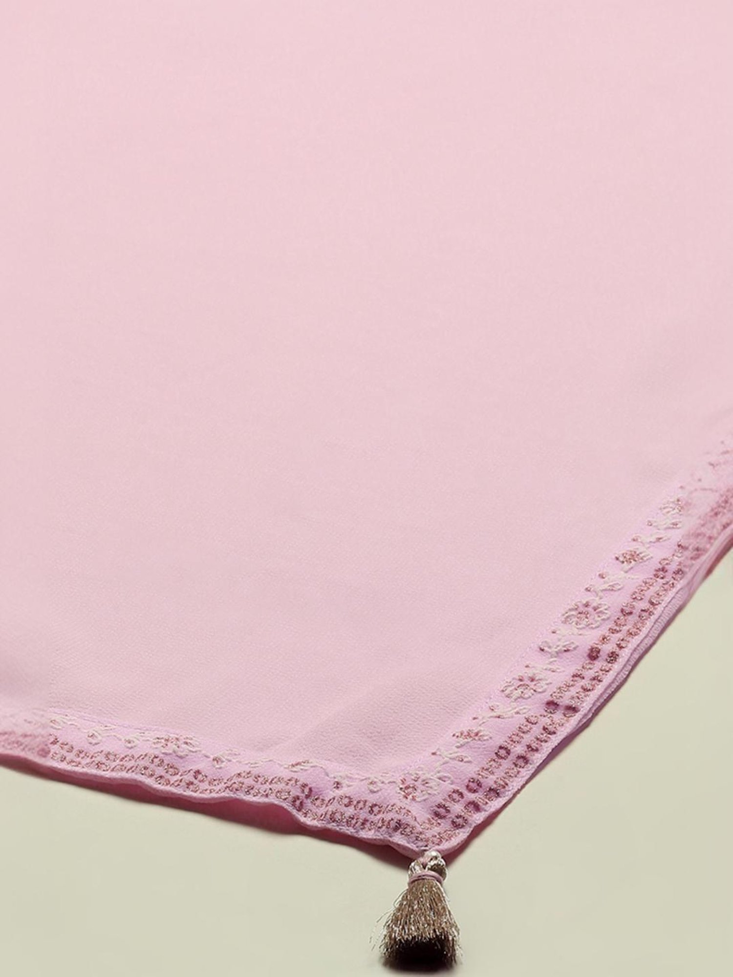 Rangriti Lilac Embroidered Dupatta