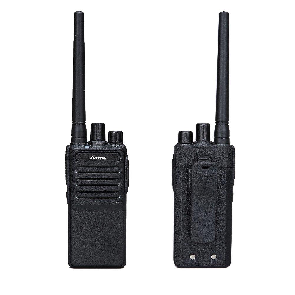 Walkie Talkies Voice Scrambler with Earpiece for Adults Outdoor CS Hiking Hunting Travelling Long Distance 2 Way Radios By Luiton (2 Packs)