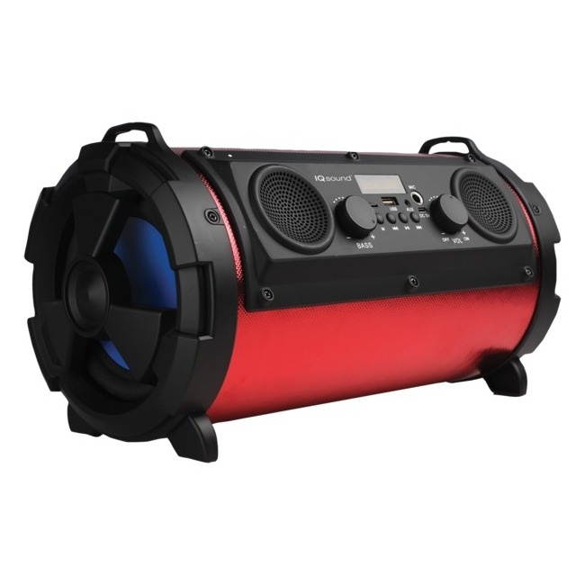 Supersonic IQ-1525BT-RD Wireless Bluetooth Speaker (Red)