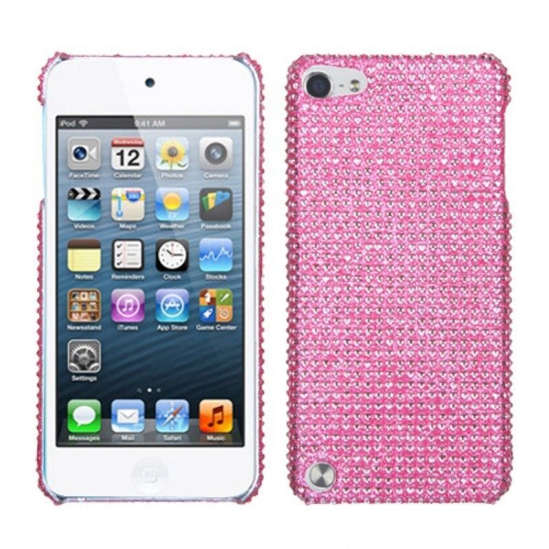 MYBAT For Apple iPod Touch 5th Gen/6th Gen Pink Hard Bling Case Cover