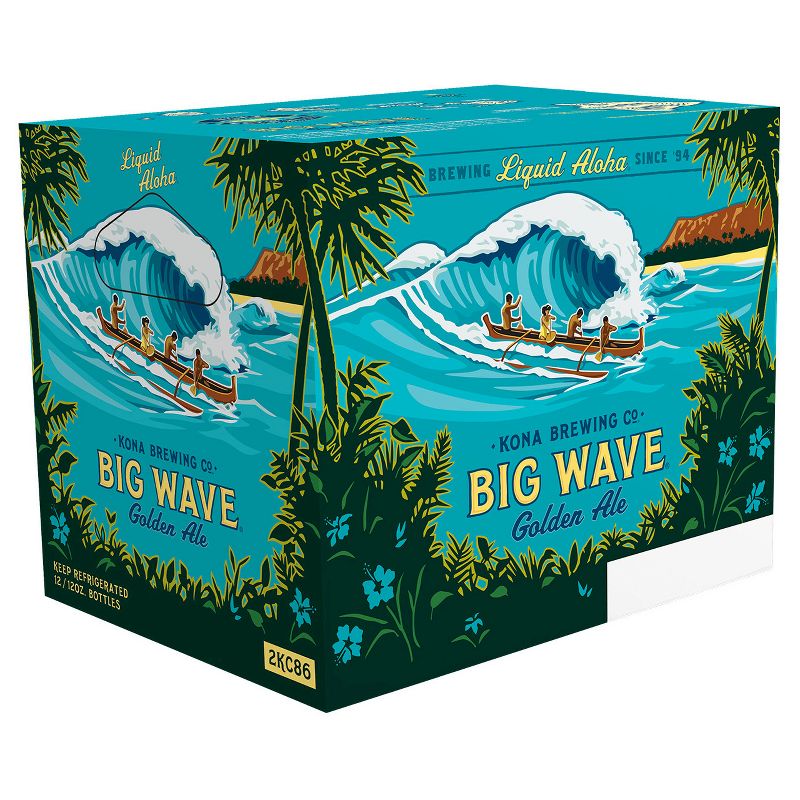 Kona Big Wave Golden Ale Beer - 12pk/12 fl oz Bottles