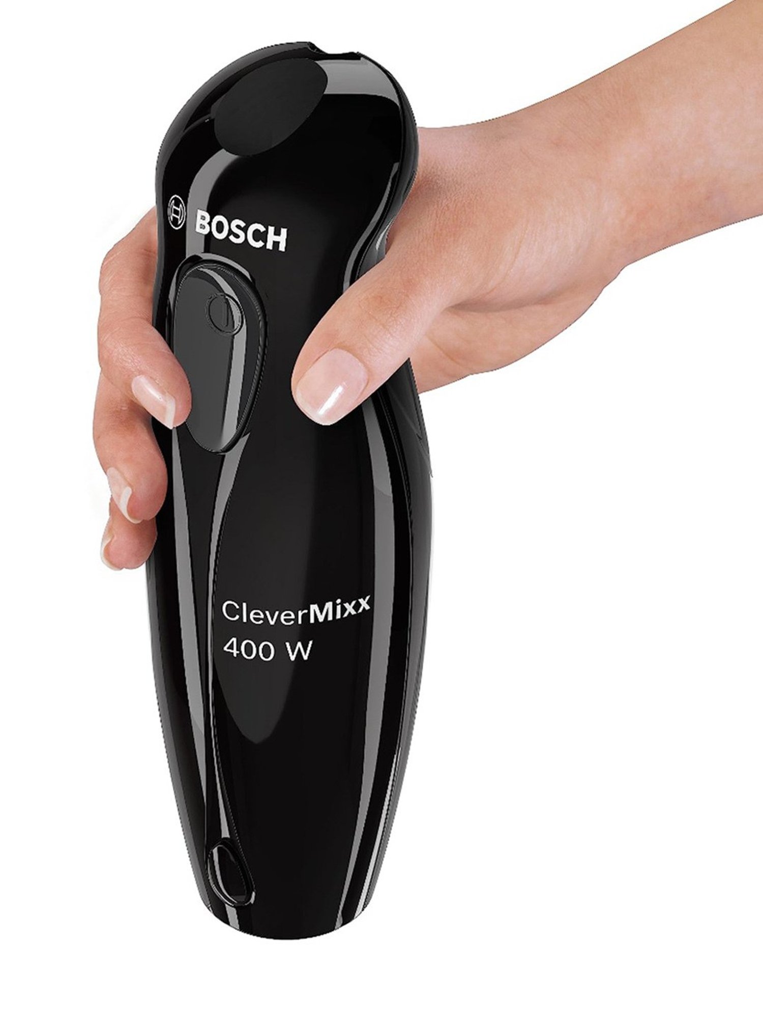 Bosch 400 Watts Steel Leg Hand Blender With Beaker And Chopper (Black)