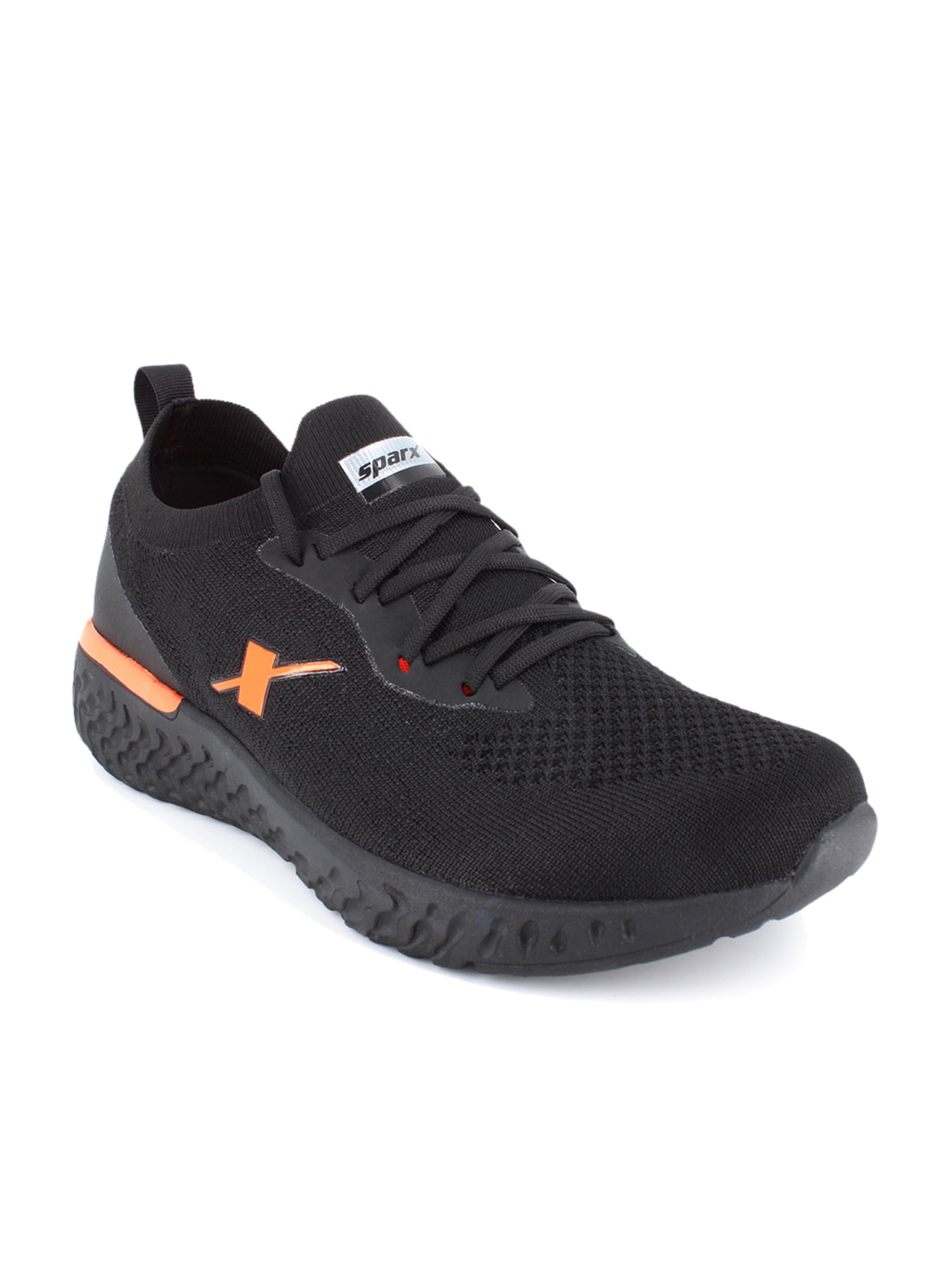 Sparx Black Running Shoes
