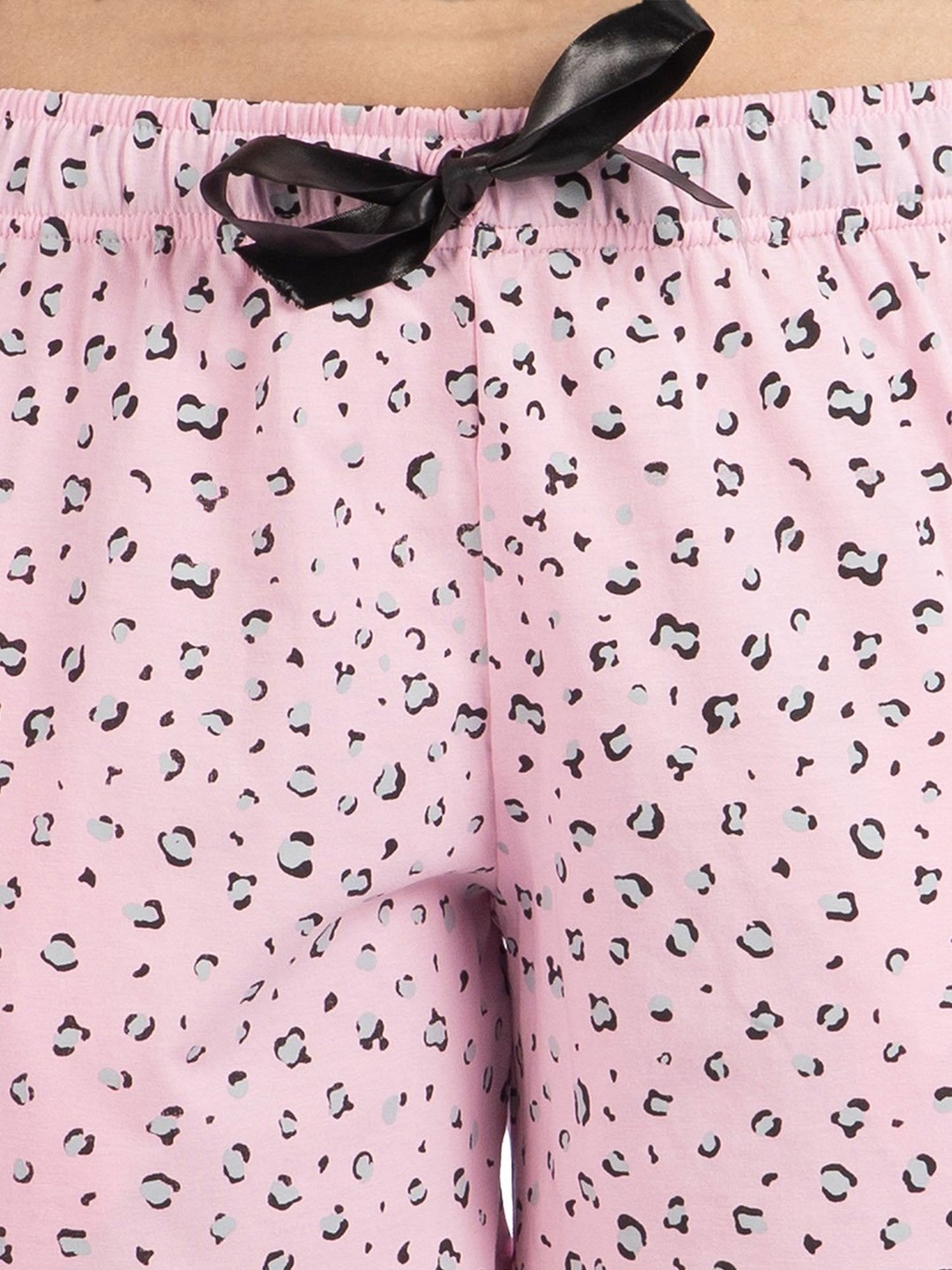 Nite Flite Pink Printed Shirt With Pyjamas