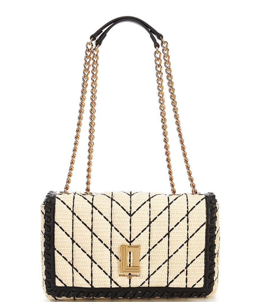 COACH Originals Swinger Nylon and Pebble Leather Shoulder Bag